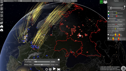 Nuclear War Simulator | A nuclear conflict simulation and visualisation ...